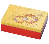 Cofanetto Accessori In Lacca Urushi Yamanaka Fiore Karin Oro Giappone