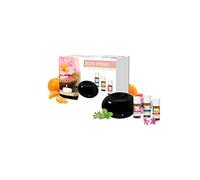 Cofanetto Aroma Maman composto da: 1 mini Aromablack - 1 miscela Zen 10 ml - 1 miscela rilassante 10 ml - 1 miscela di atmosfera 10 ml