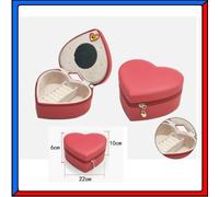 Cofanetto Box Scatola Portagioie Porta Orologi Bracciali Gioielli Collane Rosso