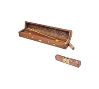 Cofanetto brucia coni incenso marrone