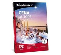 Wonderbox - Cofanetto Regalo - Cena D'Autore - 120 Cene - 1 Cena con Bevande - Ristoranti Gourmet - Idea Regalo per Une Coppia - Compleanno