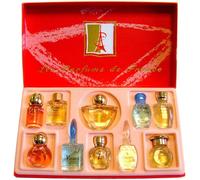 Cofanetto con 10 Mini Profumi Eleganti e di Lusso 57 ml Idea Regalo per Donna