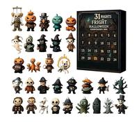 Cofanetto Conto Alla Rovescia Halloween, 24 Notti Di Spavento, Halloween Avents Calendario 2025, Mini Figure Horror Halloween Decor, Horror Da Collezionare, Spaventoso, Fantasma, Zucche (C)