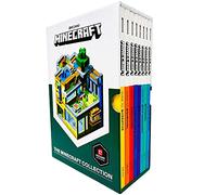 Cofanetto da 8 libri della collezione Minecraft (guide Minecraft) (Creatività, Sopravvivenza, Redstone, Nether e La Fine, Miglioramenti e pozioni, Minigiochi PVP, Agricoltura e Sopravvivenza nell'oce