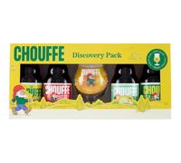 Cofanetto Degustazione Birra -CHOUFFE- Contenente 4 Birre diverse Blond, Cherry, IPA e Light Blond + un Bellissimo Biccheiere Logato da Collezione, Ottima Idea Regalo !