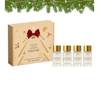 Cofanetto di bellezza di profumi per feste - Collezione di profumi a lunga durata 4 pezzi per donne | Set regalo per conto alla rovescia 'avvento, Natale, compleanno e occasioni