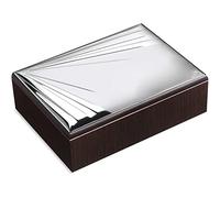 Cofanetto di valenti. Cofanetto in legno e argento laminato ideale per regalo di nozze. Dimensioni 13x18 cm. La referenza è 40627 2