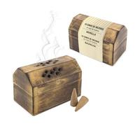 Cofanetto d'incenso in legno - Bomboniere per matrimonio, ricordi per comunione invitati pratici e originali