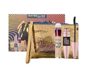 Cofanetto donna Maybelline mascara Lash Sensational + correttore 02 + pochette