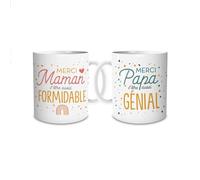 Cofanetto duo tazze mamma papà genial