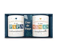 Cofanetto duo tazze papà mamma