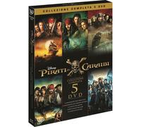 Cofanetto DVD Pirati dei Caraibi - La Saga Completa (5 DVD)