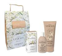 Cofanetto Fior di Vaniglia Crema corpo e Bagnodoccia Amerigo Idea regalo Natale