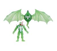 Cofanetto Green Symbiote Hydro-Wings, statuetta da 10 cm con veicolo, giocattoli di supereroi per bambini dai 4 anni in su