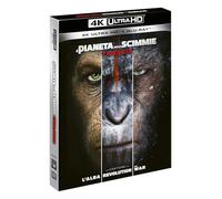 Blu-Ray 4K Uhd Pianeta Delle Scimmie (Il) - Trilogia (3 4K Ultra Hd)