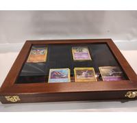 Cofanetto in legno per la conservazione delle figurine, Pokemon, Digimon, Mag...