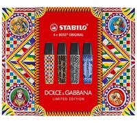 Cofanetto 4 evidenziatori STABILO BOSS ORIGINAL x DOLCE&GABBANA