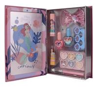 Lip Smacker Disney Beauty Book Tin, Set di Trucchi per Bambina con Rossetti, Lucidalabbra, Ombretti Luminosi e Smalti per Unghie, Accessori per Capelli e Trucco Inclusi
