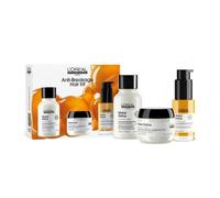 L’Oréal Professionnel Mini Trio Shampoo + Maschera + Olio, Per Tutti i Capelli Danneggiati, Rischio di Rottura Ridotto, Colore Protetto, Capelli Forti e Setosi, Metal Detox, 100ml + 75ml + 30ml