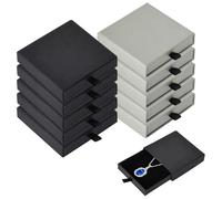 Cofanetto Per Gioielli Piccolo 10 Pezzi Scatoline Per Gioielli 7x7cm, Scatola Portagioie Velluto, Organizer Per Gioielli Da Cassetto, Scatolina Per Gioielli Regalo, Scatola Portagioielli Da Viaggio