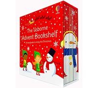 Cofanetto per la raccolta natalizia di 24 libri di fiabe Usborne Advent Bookshelf