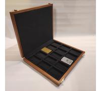 Cofanetto porta accendini ZIPPO custodia per accendini da collezione (legno n...