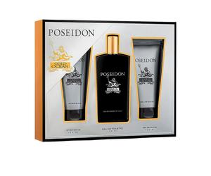 Cofanetto Profumo Uomo Poseidon POSEIDON GOLD FOR MEN EDT 3 Pezzi