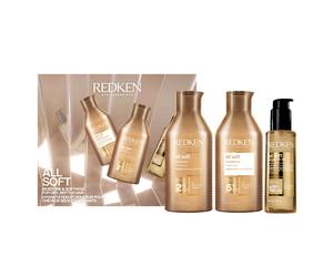 Cofanetto Regalo 2026 All Soft Argan Kit Redken per Capelli Secchi