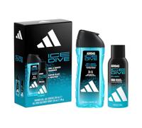 Cofanetto regalo adidas Ice Dive con Docciaschiuma (250ml) e Deodorante spray per il corpo (150ml)
