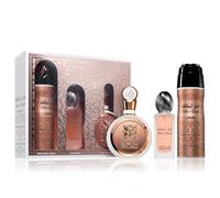 Cofanetto regalo Fakhar Rose per donna: Eau de Parfum 100 ml/Deodorante 200 ml/Profumo per capelli 50 ml Note di testa: Fiore d'arancioNote di cuore: Tuberosa, gelsominoNote di fondo: Vetiver, patchou
