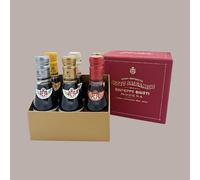 Cofanetto Regalo Set 6 Bottiglie Aceto Balsamico Giusti 100 ml Lucgel