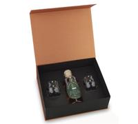 Cofanetto Regalo -SIBONA- "Distillati D'Autore" 1 Bottiglia di Grappa Riserva Botti da Rum + 2 Bicchieri d Degustazione