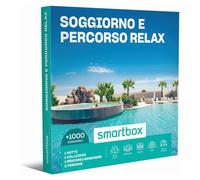 Smartbox - Cofanetto Regalo per Uomo o Donna - Soggiorno e Percorso Relax - Idee Regalo Originale - 1 Notte con Colazione e 1 Percorso Benessere per 2 Persone