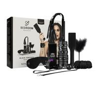 Cofanetto Secret Pleasure - kit BDSM avanzato - 14 pezzi (nero)