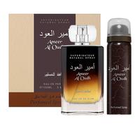 Cofanetto unisex Lattafa Ameer Al Oudh profumo arabo 100ml+deodorante corpo 50ml