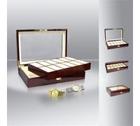 Cofanetto vetrina in legno per 12 orologi 260