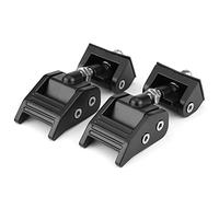 Cofani motore per auto, 2 pezzi Kit Auto Dispositivi antifurto di bloccaggio Chiusura cofano da auto chiusura con staffa di Blocco del fermo del cofano motore Nero per JK Unlimited