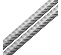 Cofano Ascensore Supporta Cofano Anteriore Ammortizzatori A Gas Molla Pistone Cilindro Per Ford Per Territory 2018 2019 2020 2021 2022 2023 Supporti Sollevamento Cofano Anteriore(Silver carbon fiber)