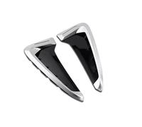 Cofano con alette laterali Compatibile Con BMW Per X Per Serie Per X5 Per F15 Per X5M Per F85 Adesivo Prese D'aria Laterali Con Branchie Squalo Prese Laterali(Silver)
