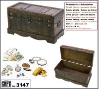 Cofano Dei Pirati In Legno Decorazione SAFE 3147 35x16x18Cm