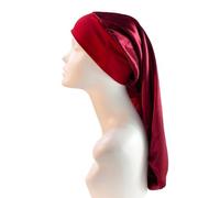 Cofano extra large foderato in raso Cofano da donna di grandi dimensioni con stampa di bellezza Cofano in raso di seta Berretti da notte for dormire Copricapo (Color : 11 Royal Blue, Size : Free siz
