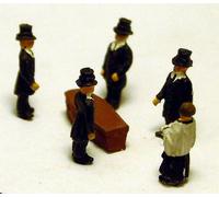 Cofano Funebre A74P Dipinto Scala N Modelli Langley Figure Di Persone 1/148