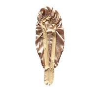 Cofano In Seta Set di fascia for capelli in raso elastico con cuffia lunga. for e setosa for dormire ampia elastica(Gold)
