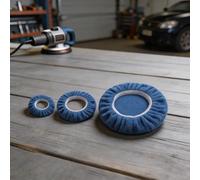 Cofano lucidante adatto per uso professionale e domestico con strumenti e accessori per lucidatura automobilistica da 12,7 cm a 25,4 cm (bianco 12,7 cm)