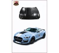 COFANO MOTORE IN ALLUMINIO PER FORD MUSTANG 2015 2016 2017 SHELBY GT500 STYLE