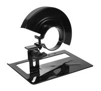 Cofano Protettivo per Smerigliatrice Angolare Base Supporto 138x90x40 MM | Acciaio Cementato, Argento, Resistente Agli Urti e Facile da Riporre, per Taglio Stabile in Officina
