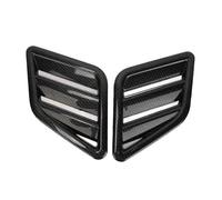 Cofano Vent Decorazione Compatibile con per A3 A4 A5 A6 A8 RS5 RS4 Q3 Q5 Q7 TT 2 Pezzi Cofano per Auto Presa d'Aria Copertura Anteriore Superiore Cofano Cappuccio Griglia di Uscita Aria