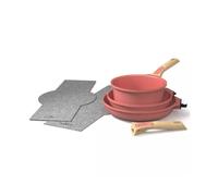 Cofarim Cookut KIT CUCINA CON MANICO AMOVIBILE-ROSA CIPRIA KIT CUCINA CON MANICO AMOVIBILE-ROSA CIPRIA