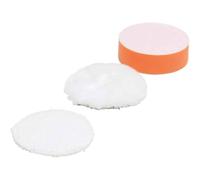 Cofere per lucidatura D.80 mm, set di 3 pezzi, compatibili con Art. 9259 - Finitura e Protezione, - D-Work