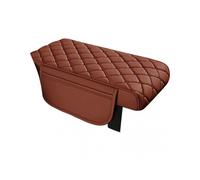 (Coffee)4-in-1 Car Armrest Cushion - Center Console with Cup Holder, Tissue Box & Side Pocket, Perfect for Cars & Trucks